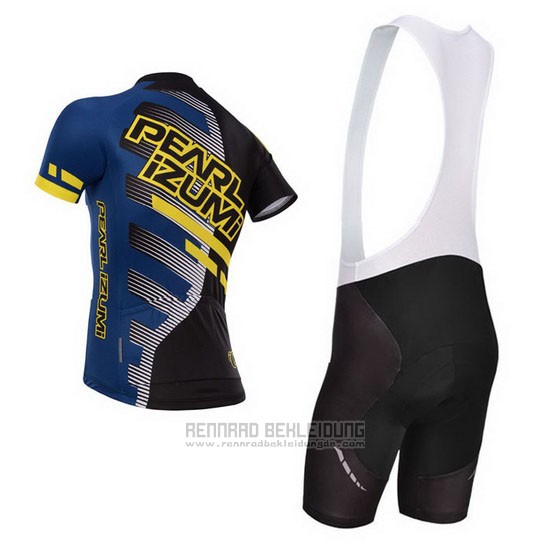 2014 Fahrradbekleidung Pearl Izumi Shwarz und Gelb Trikot Kurzarm und Tragerhose - zum Schließen ins Bild klicken